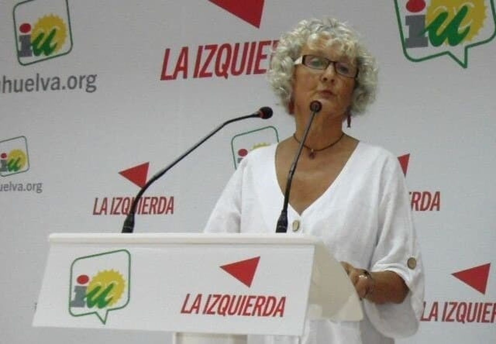 Responsable de Acción Política de IU en Huelva, Pepa Beiras.