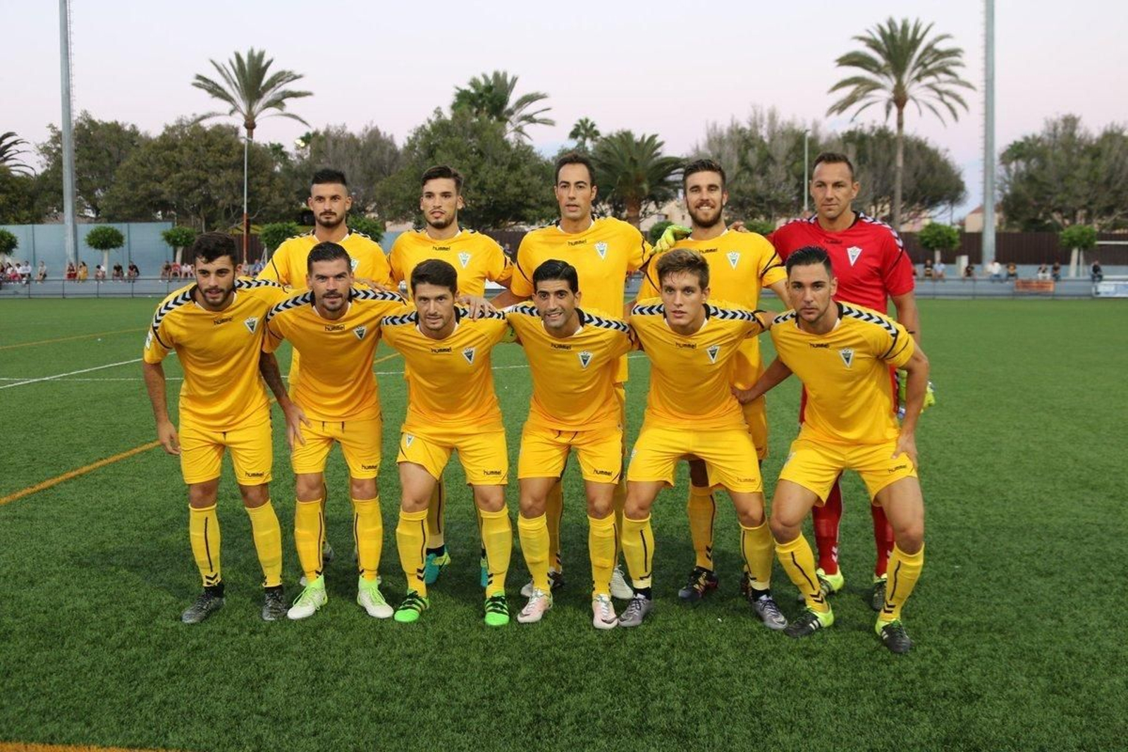 Uno de los onces del Marbella esta temporada.