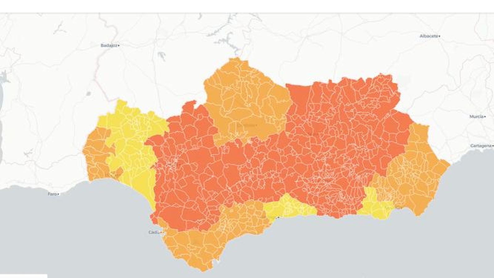 Consulta aquí las restricciones de cada municipio de Granada y de Andalucía por el Covid