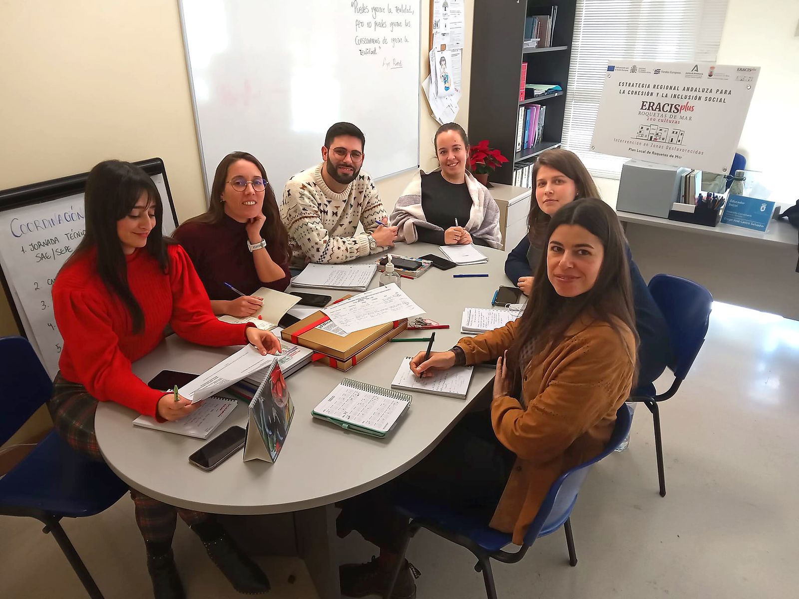 El equipo técnico del Eracis Plus trabaja en los siguientes proyectos.