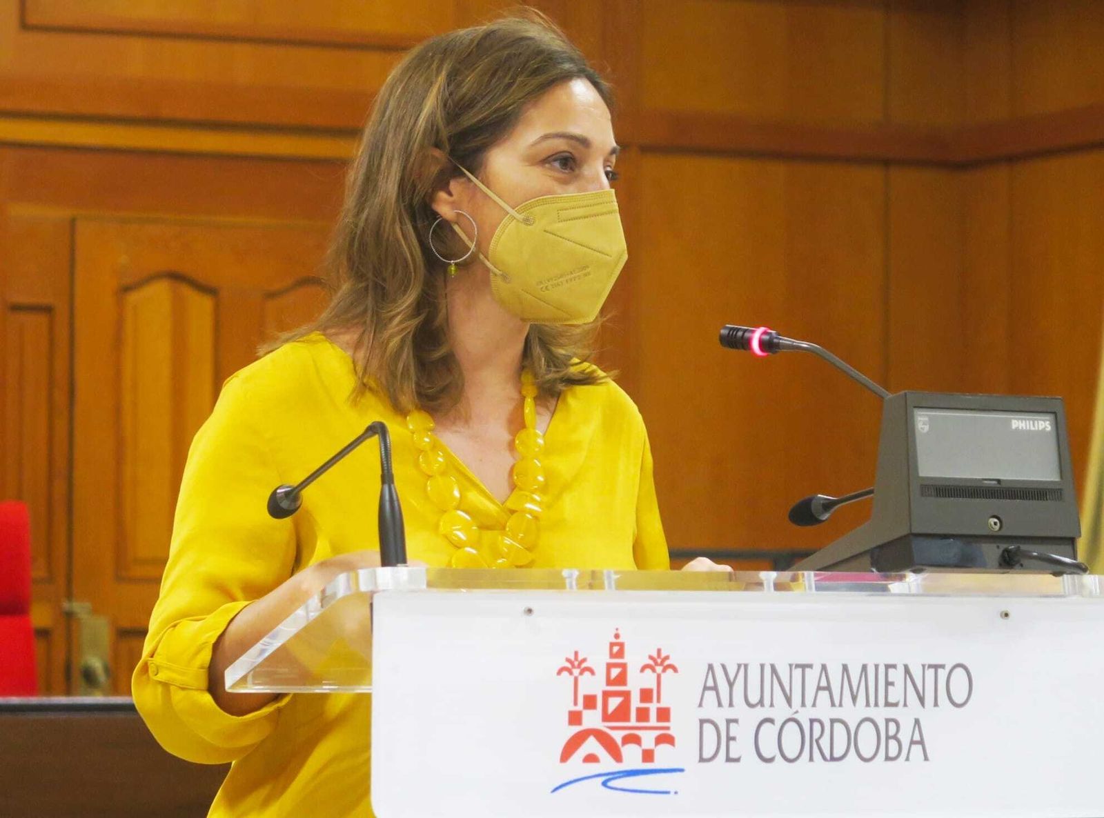 La portavoz de los socialistas en Capitulares, Isabel Ambrosio.