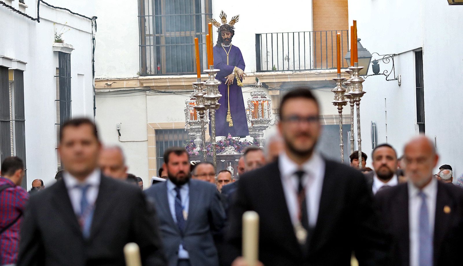 Imágenes del Vía Crucis de la Unión de Hermandades