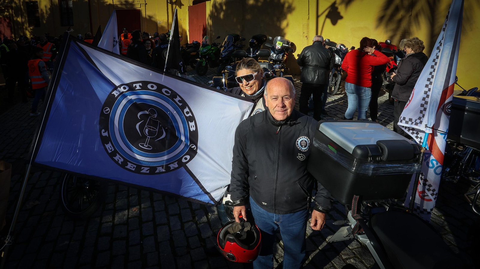 Búscate en la gran motorada solidaria celebrada en Jerez