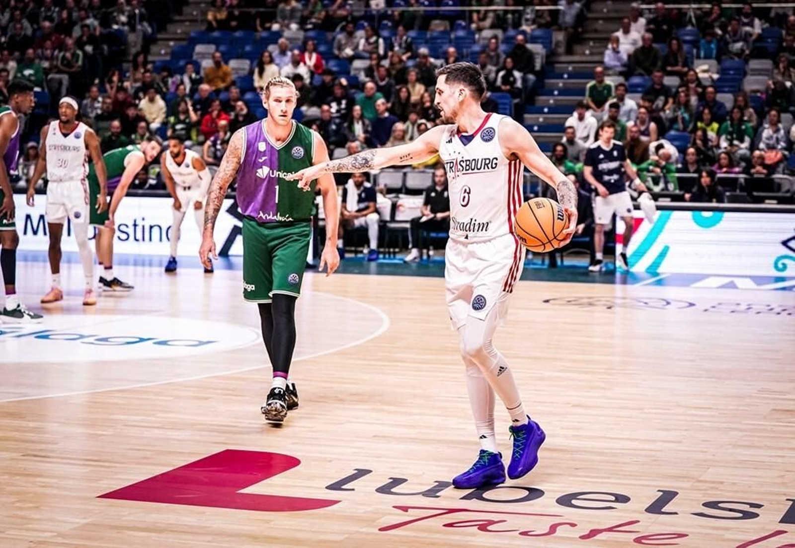 El Unicaja - Strasbourg, en fotos