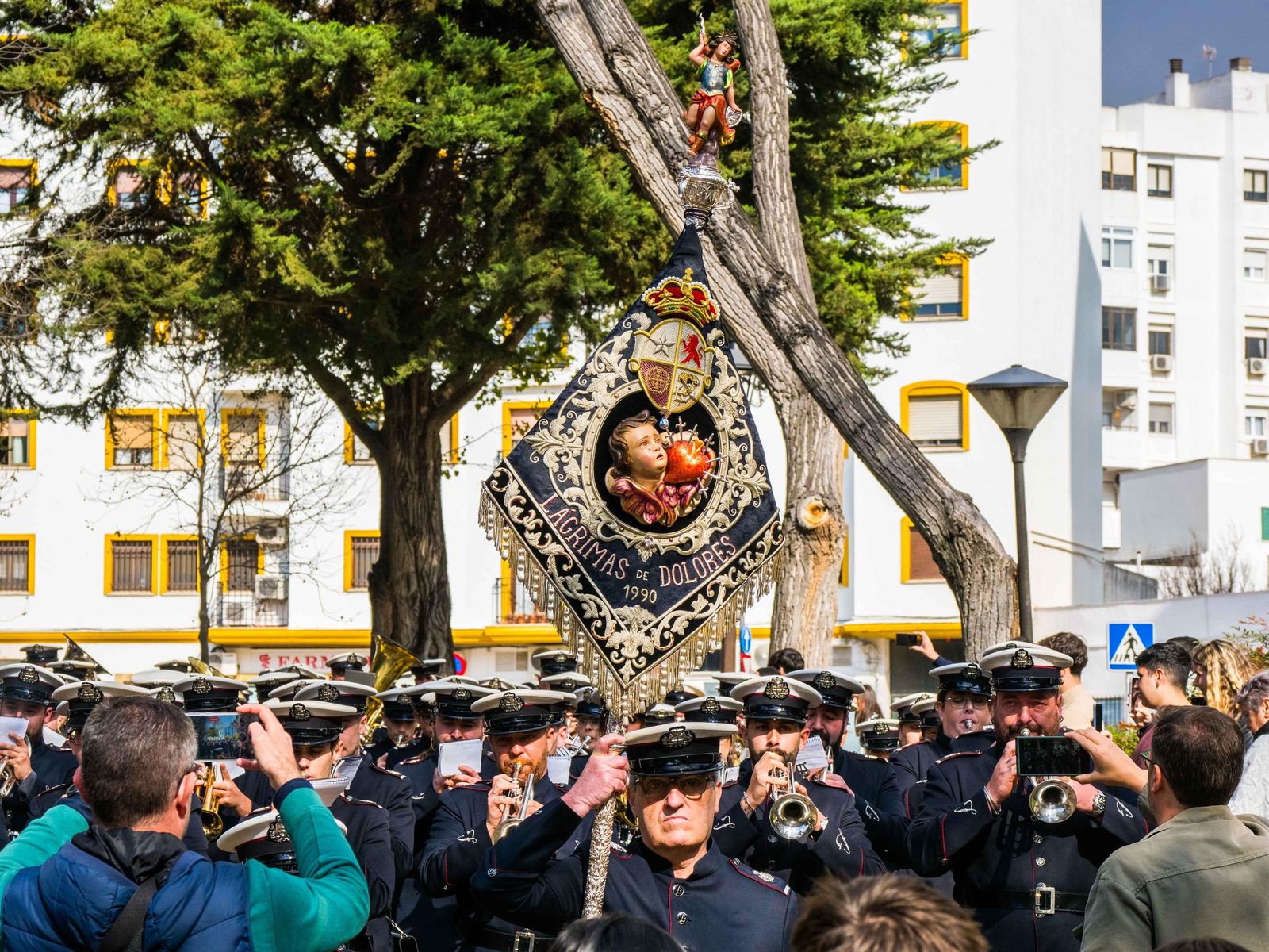 Sones cofrades en el Parque: celebrado el certamen de bandas de Nazareno en San Fernando