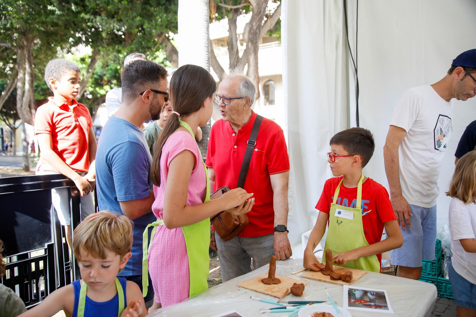 Los talleres infantiles de cerámica de 'Alfaralmería', en imágenes