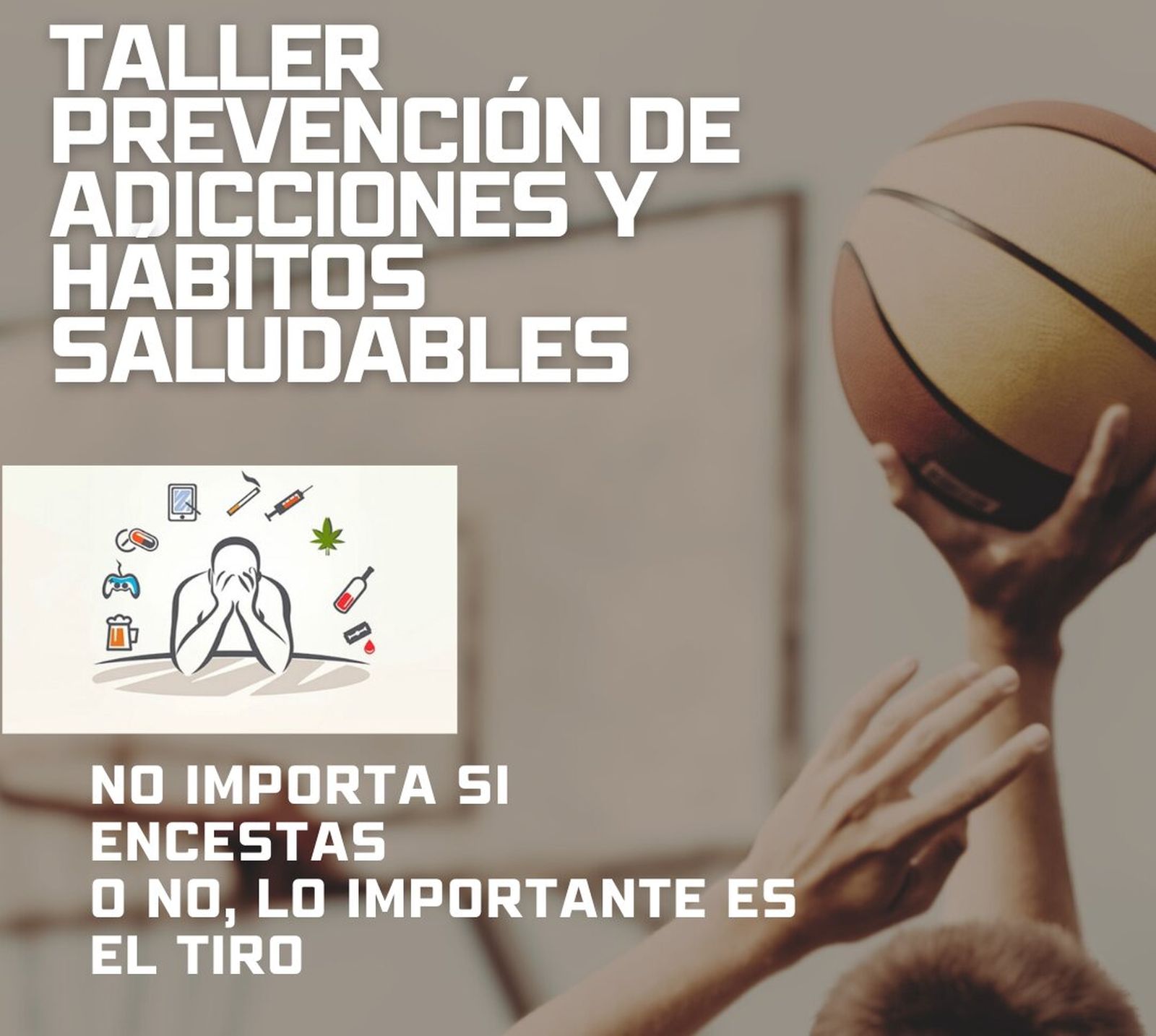 Cartel del taller que el CB La Mojonera organizará la próxima semana en el pabellón de la localidad almeriense.