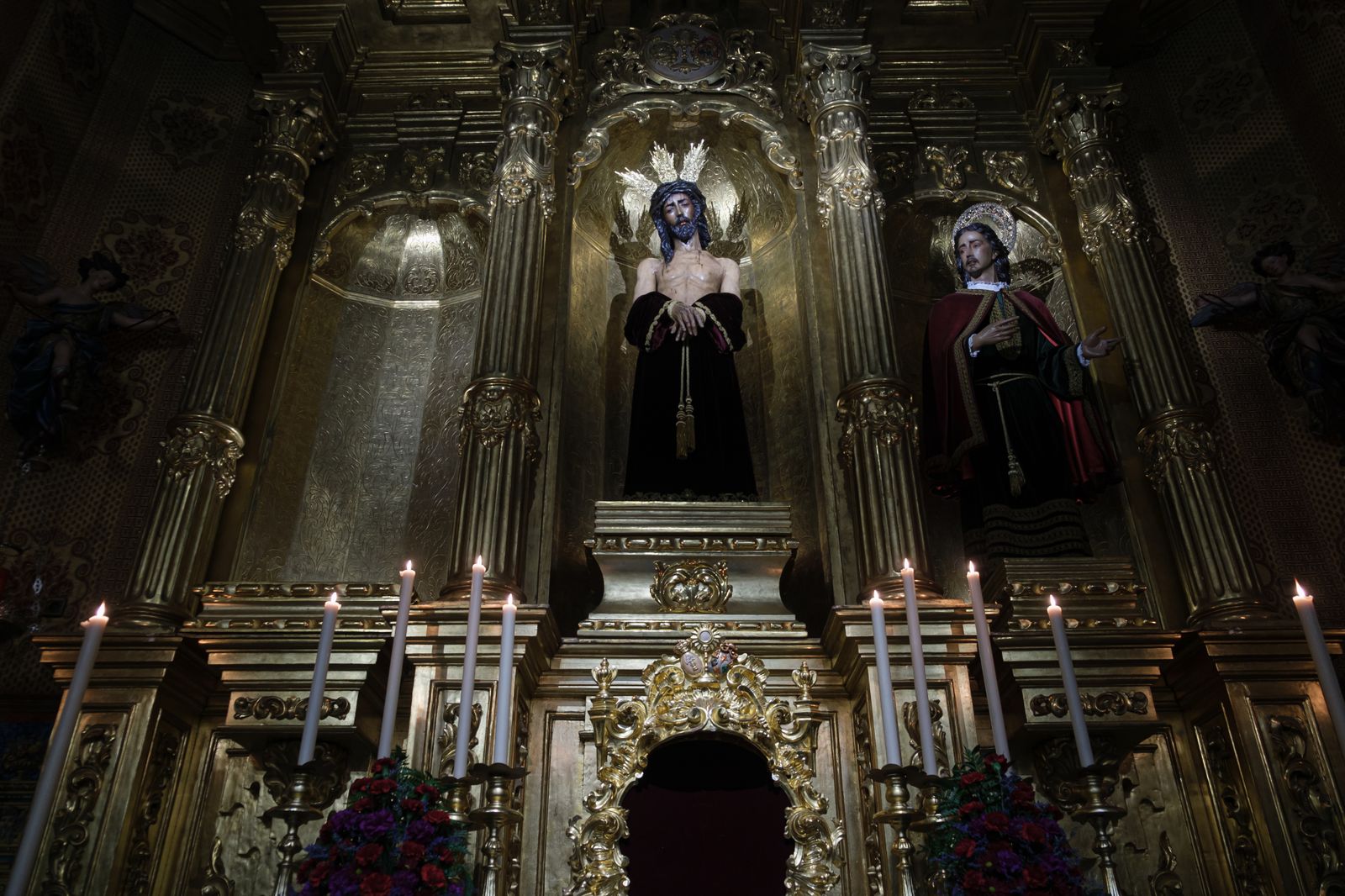 Las imágenes de la veneración a la Virgen de la Encarnación de San Benito