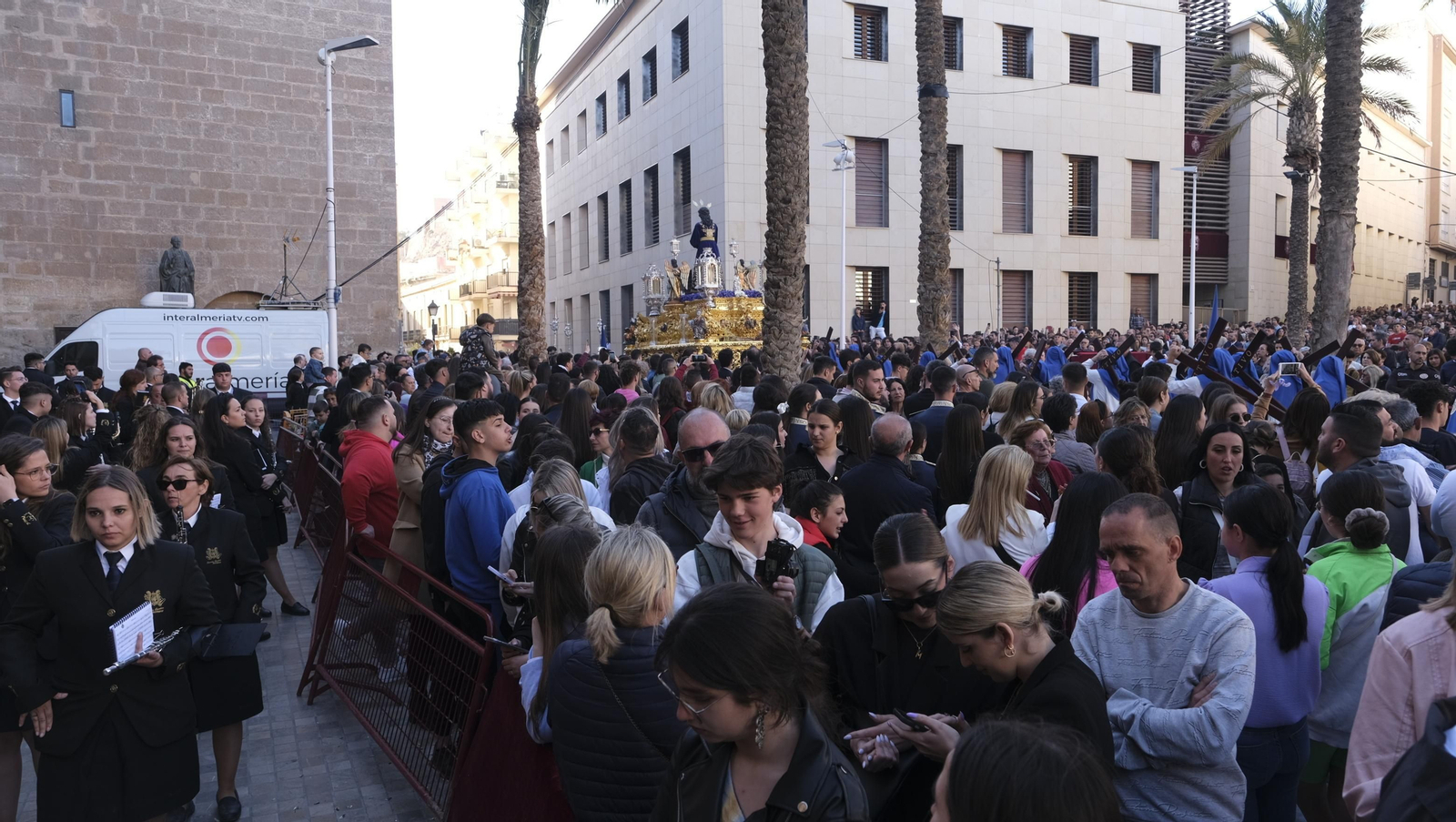 La procesión de Prendimiento en Almería, en imágenes