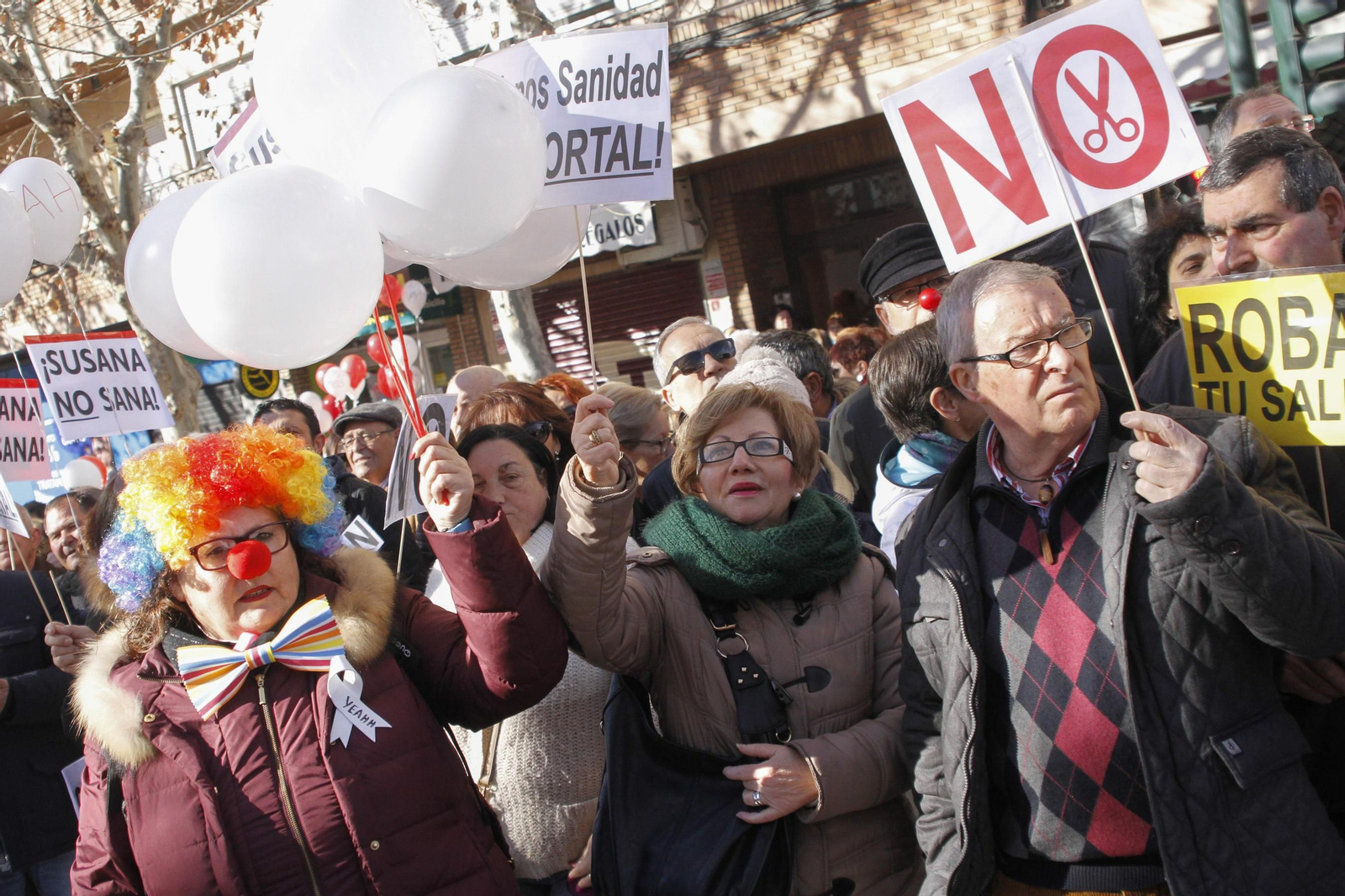 La marea blanca, en Granada