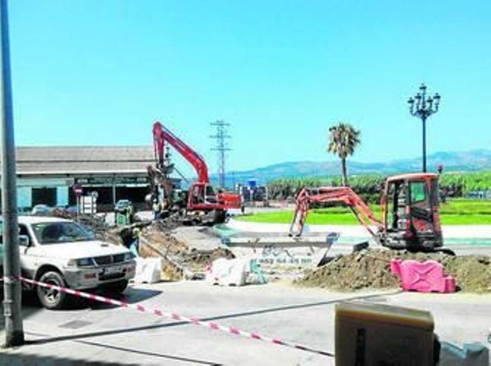 Imagen de las obras adjudicadas por el anterior alcalde.