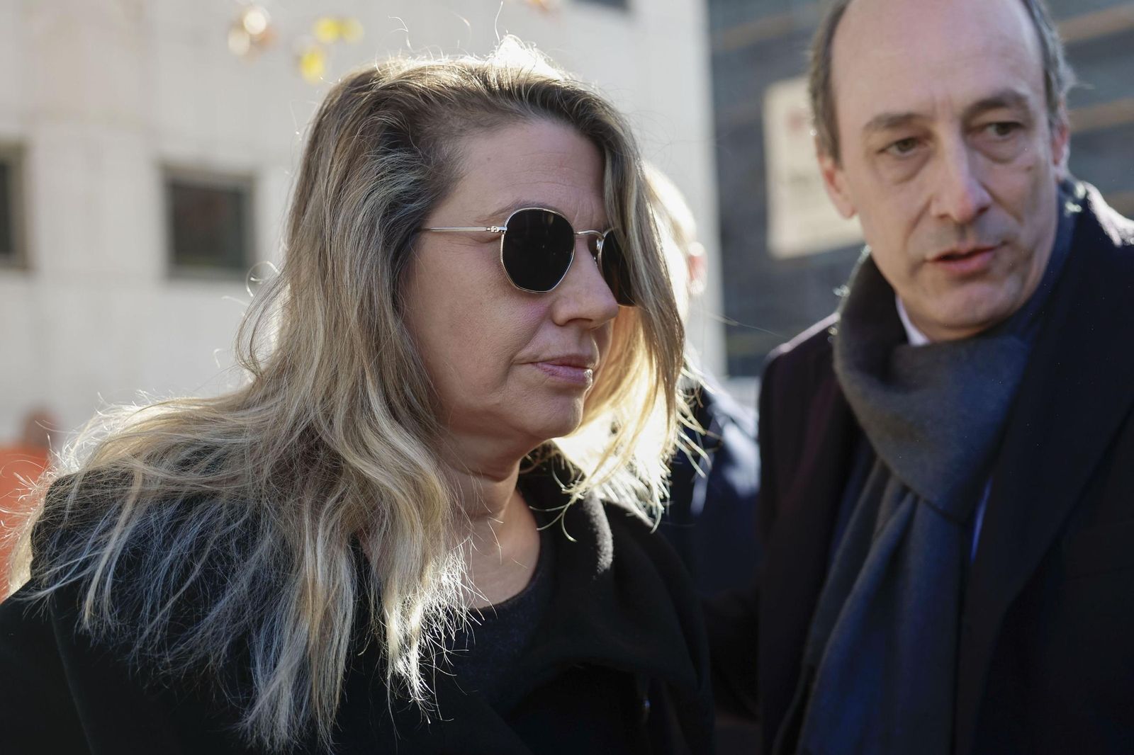 Cristina Álvarez, asesora de La Moncloa, tras salir de declarar como testigo ante el juez en la causa de Begoña Gómez.