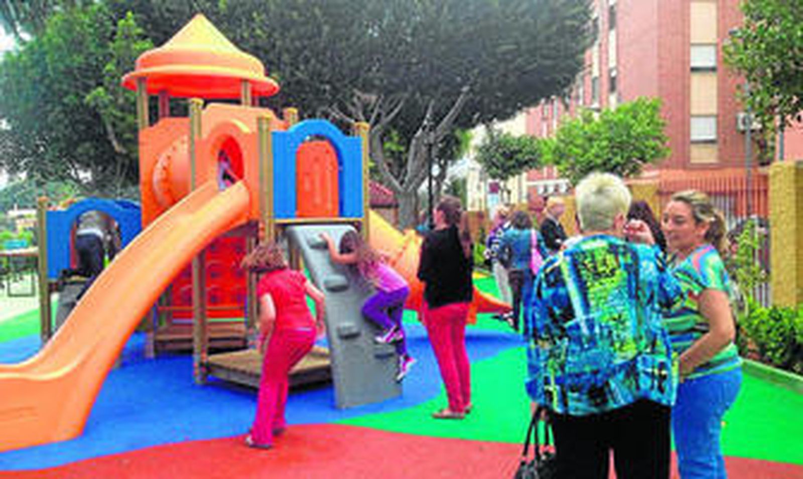 El Parque de Tierno Galván, un lugar de ocio y de esparcimiento para los más pequeños.