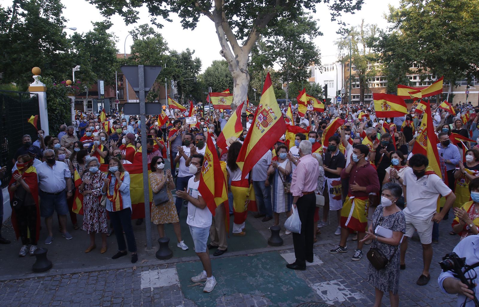 CONCENTRACION EN ERITAÑA EN FAVOR DE LA GUARDIA CIVIL