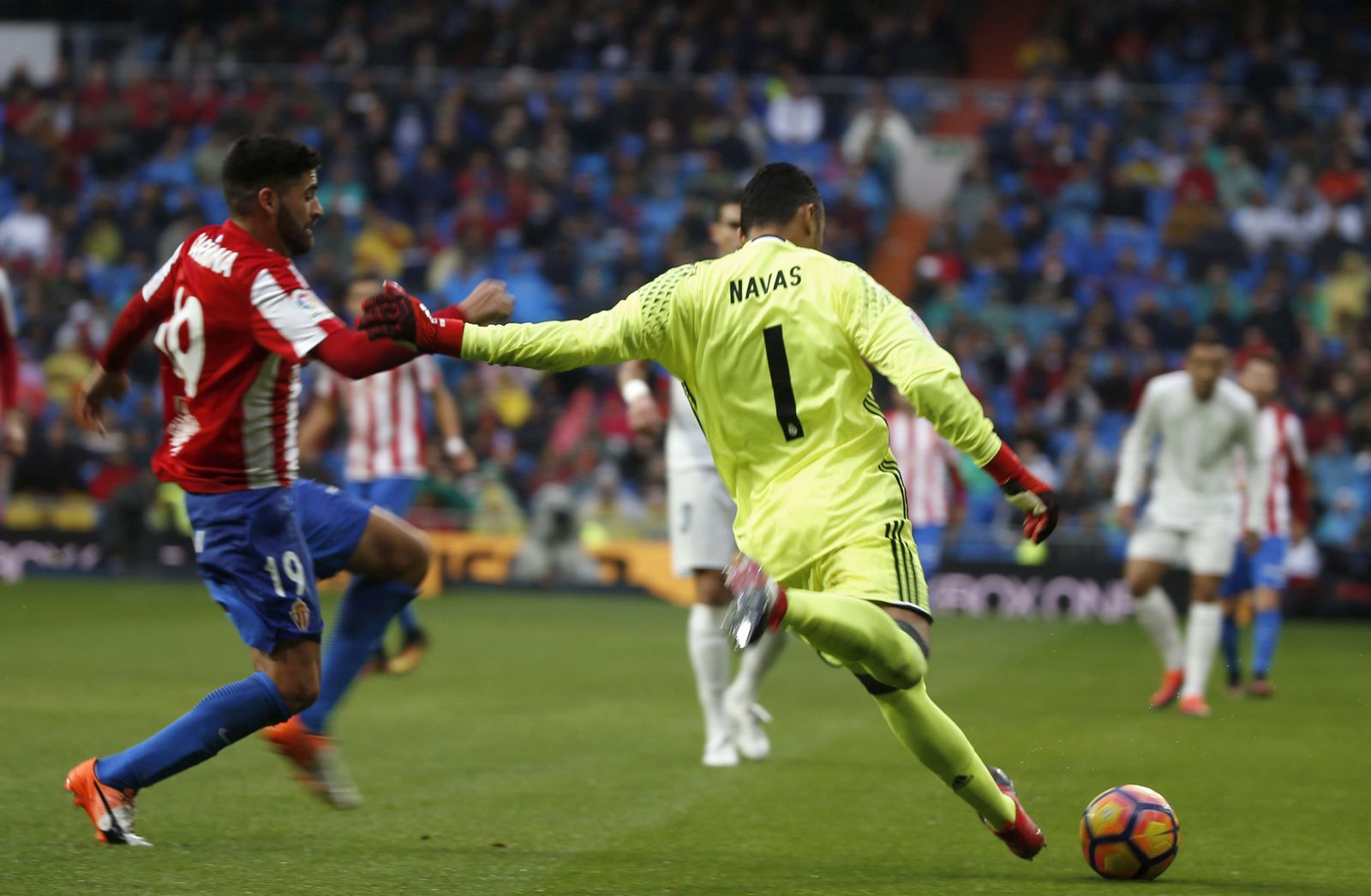 El Real Madrid-Sporting de Gijón