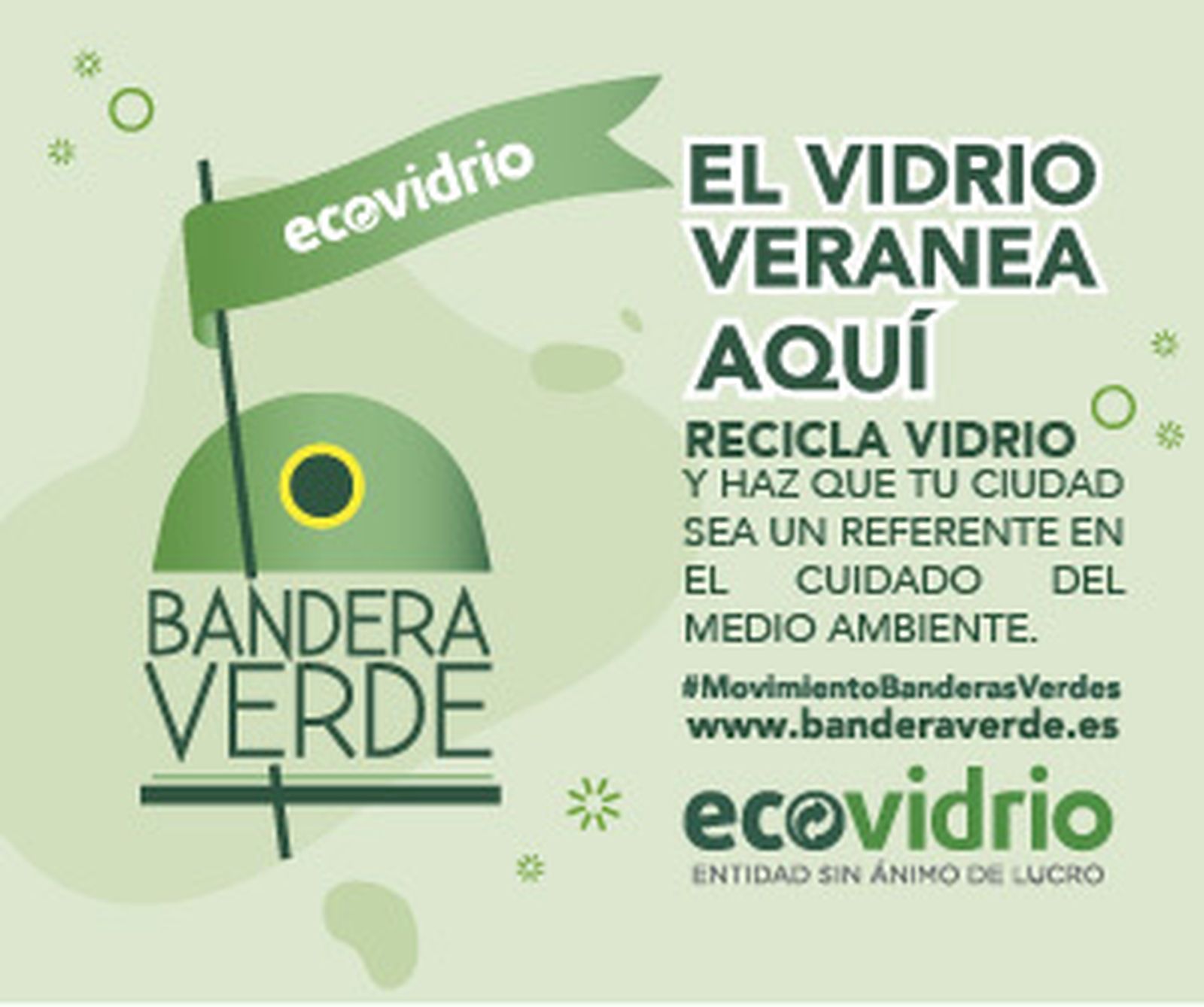 Roquetas de Mar competirá este verano por conseguir la Bandera Verde de la sostenibilidad hostelera de Ecovidrio