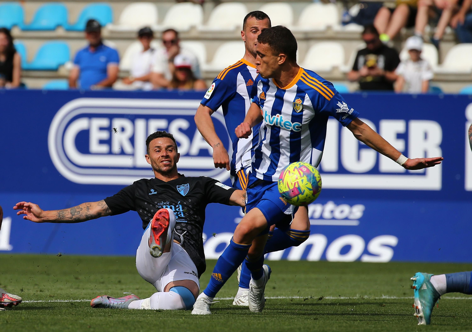El Ponferradina-Málaga CF, en fotos