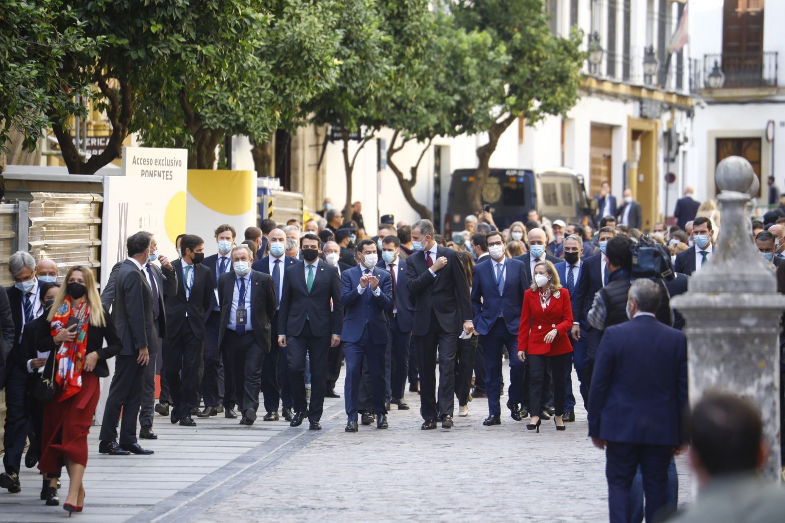 La clausura del Rey del  Congreso de Directivos de CEDE en Córdoba, en fotografías