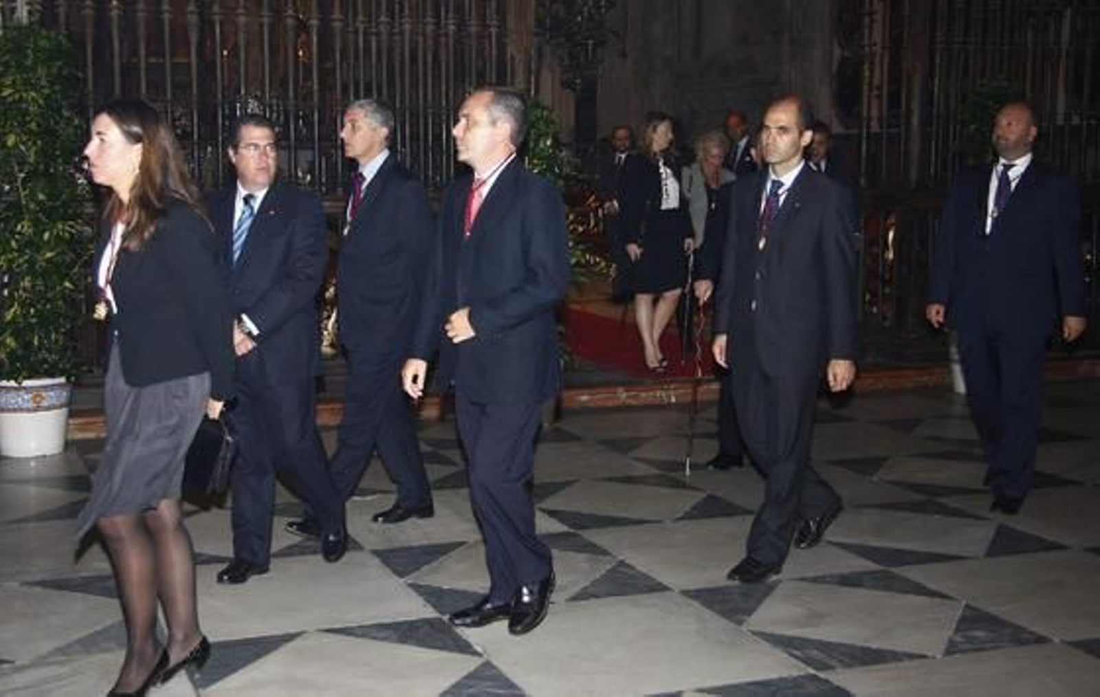 El Día de la Hispanidad se celebra en Sevilla rindiendo homenaje a Cristobal Colón.

Foto: Belén Vargas