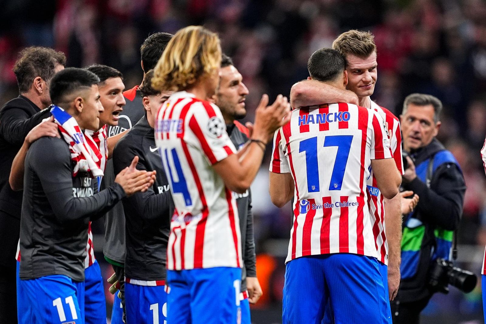 Las fotos del Atlético de Madrid-Brujas
