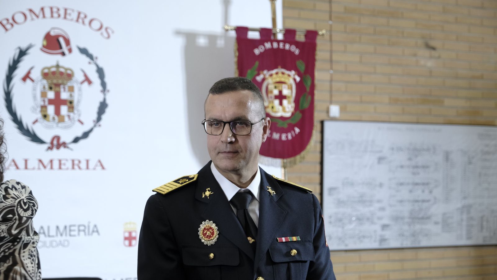 Imágenes del acto del patrón de los bomberos, San Juan de Dios. Almería