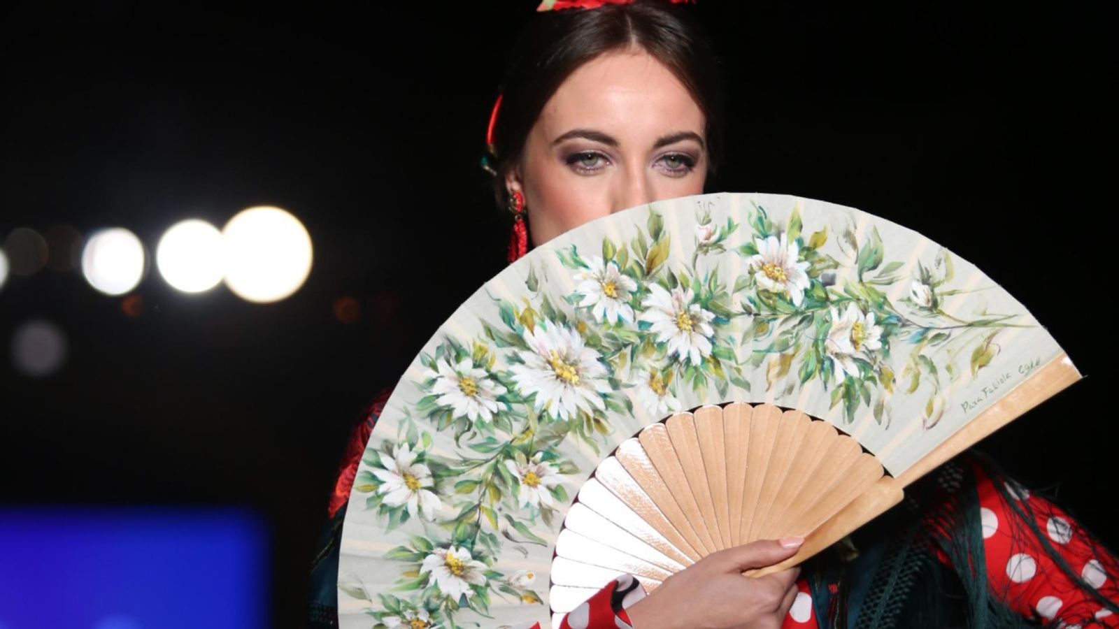 Detalle del desfile de Fabiola en We Love flamenco 2019