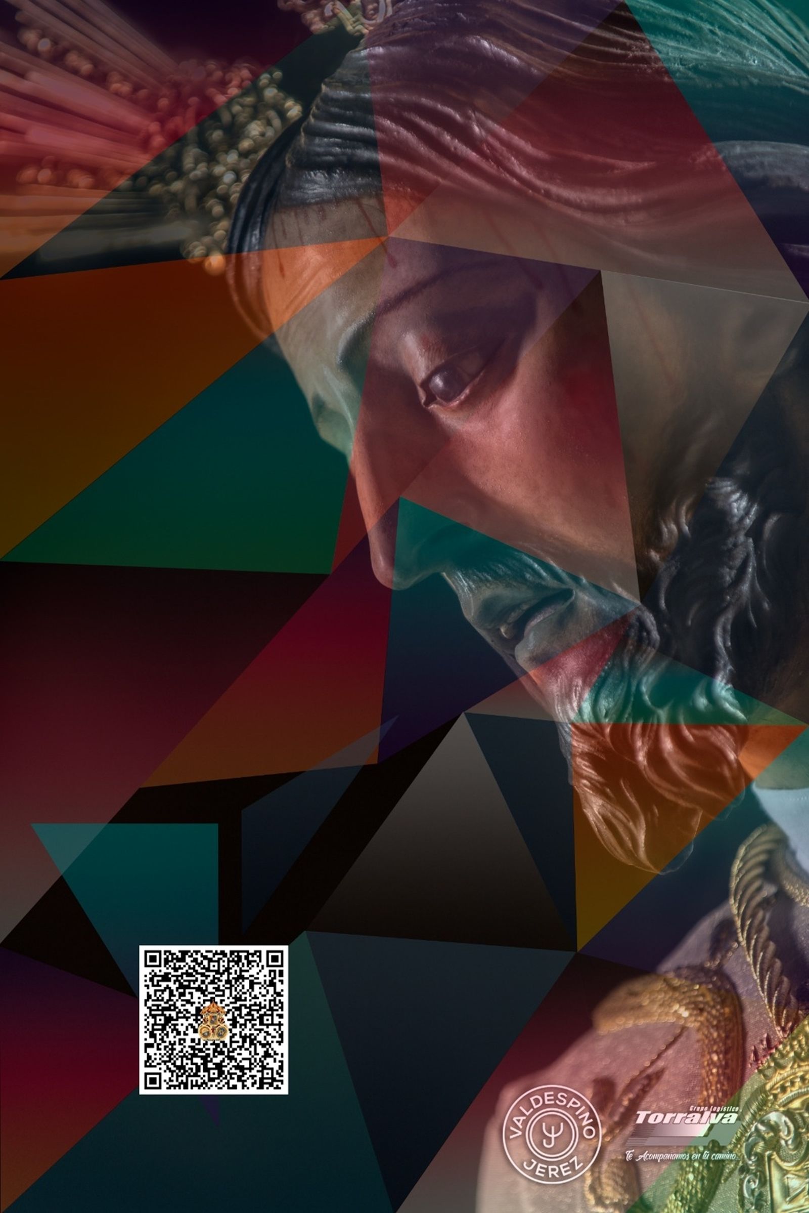 Cartel ‘cubista’ para el Señor del Consuelo.