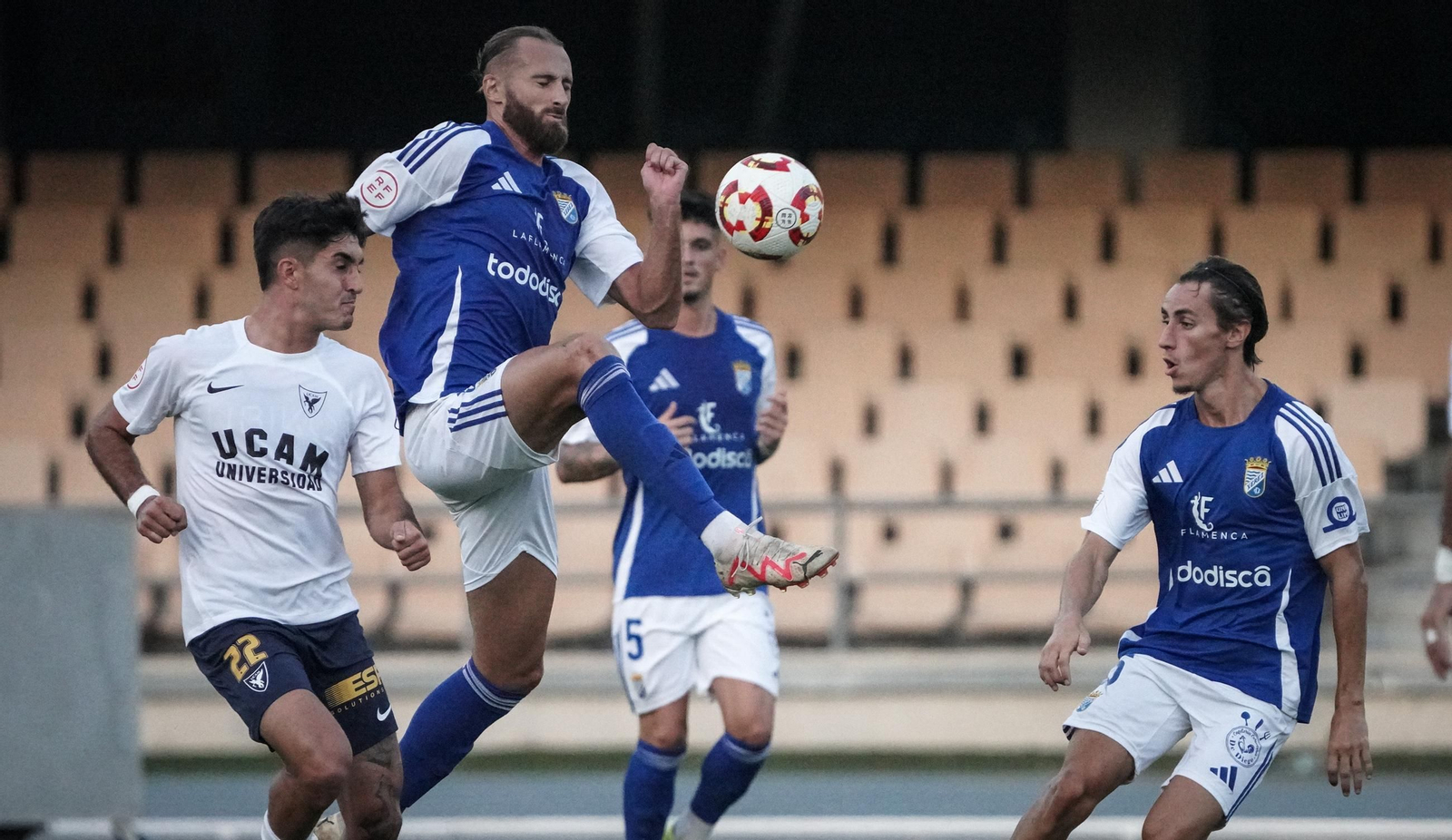 Imágenes del partido del Xerez CD - UCAM