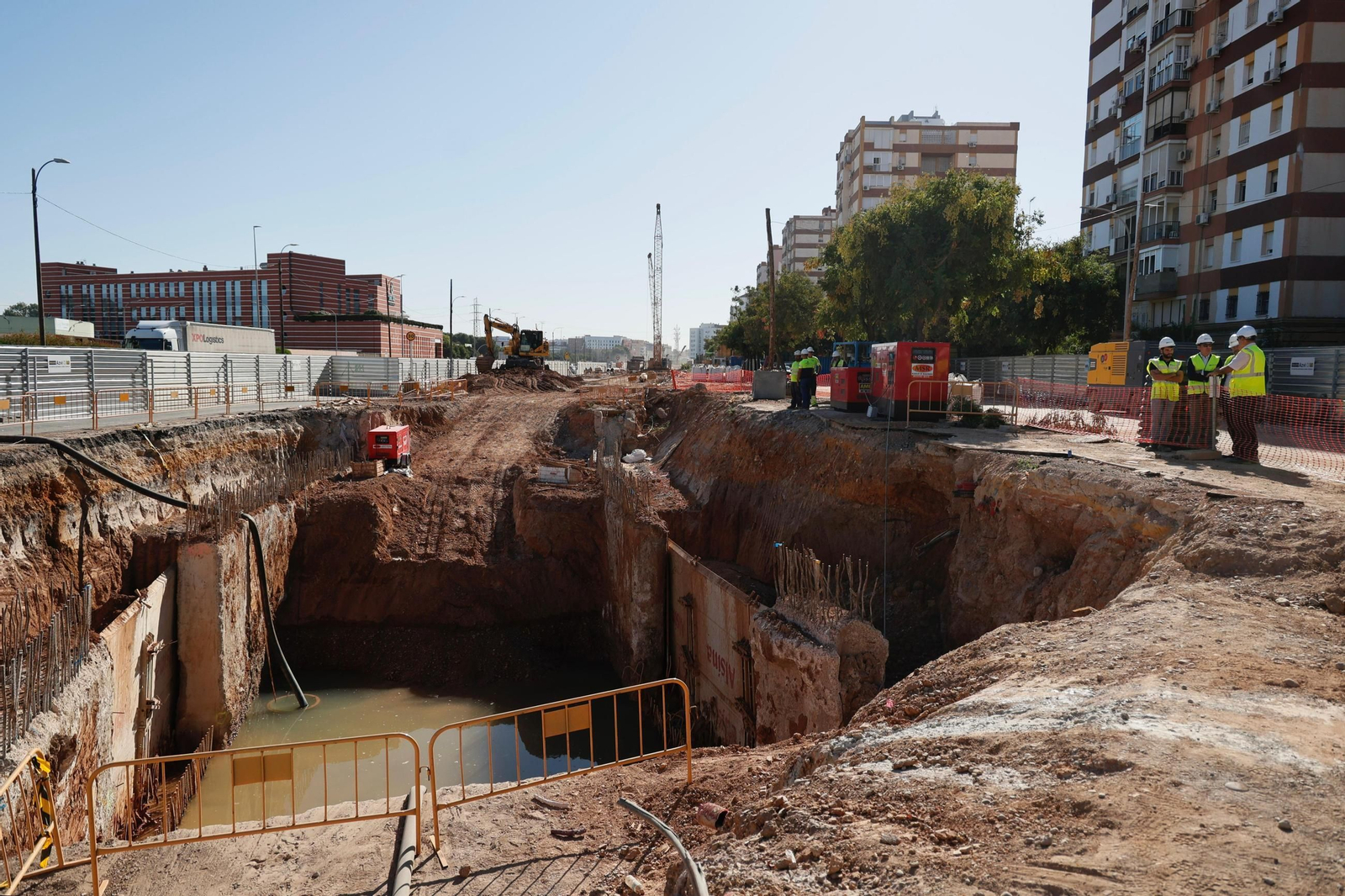 Estado actual de las obras en el subtramo 2 del Metro en la Ronda Urbana Norte