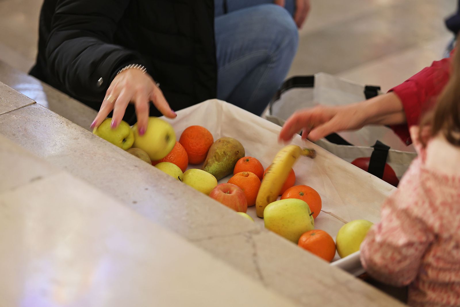 Imágenes de la visita de los niños del colegio Maristas a San Sebastián