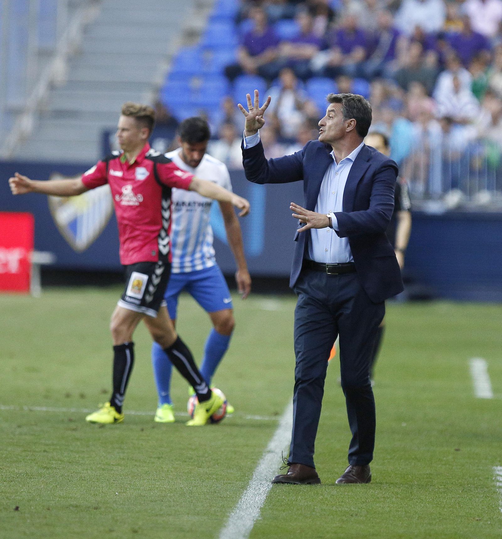 Las imágenes del Málaga-Alavés