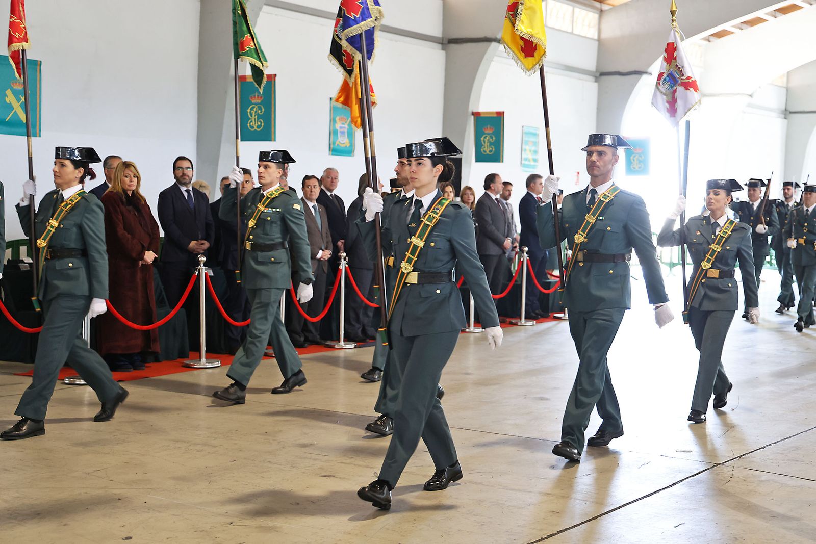 Imágenes de la jura del cargo de Julio Serrano Checa como Jefe de la Comandancia de la Guardia Civil de Huelva