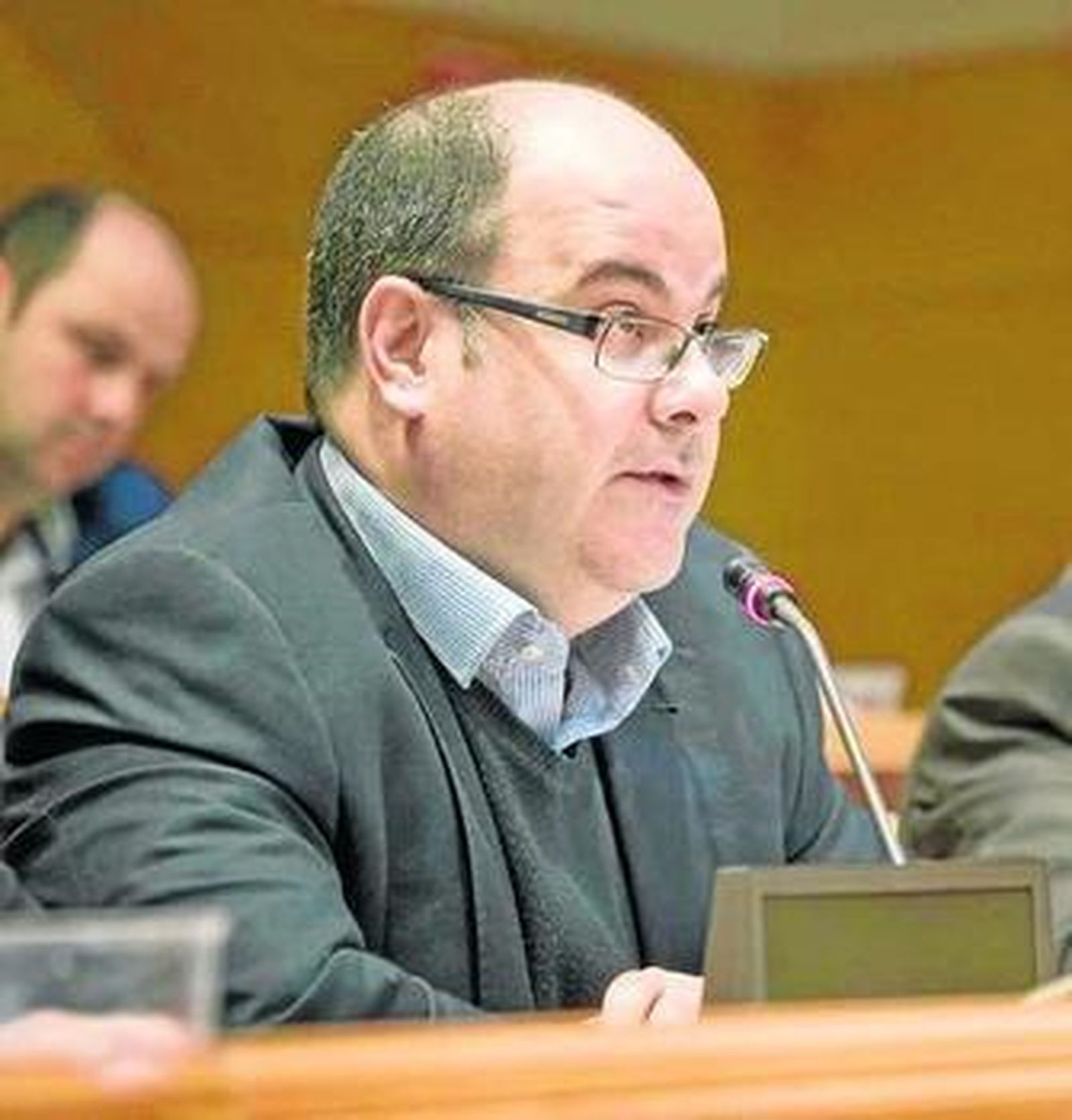 Jesús Díaz, durante el último Pleno.