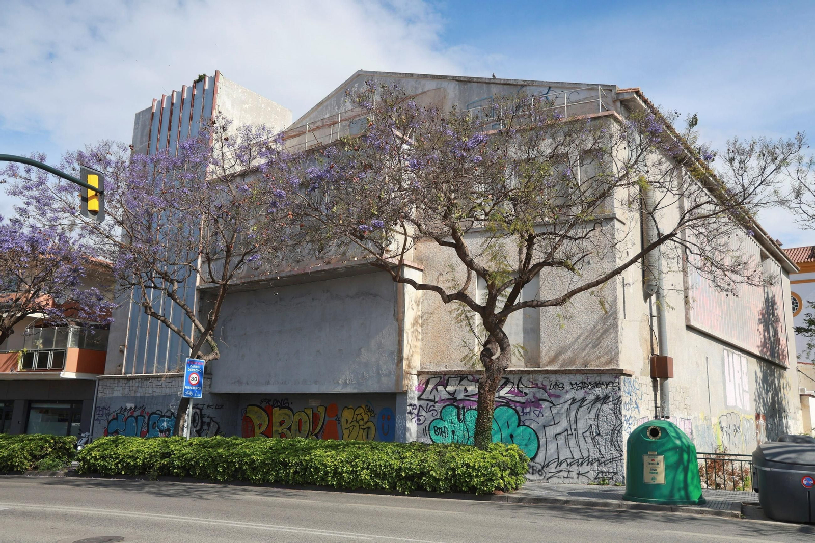 Fachada del edificio que albergó la discoteca Bobby Logan.