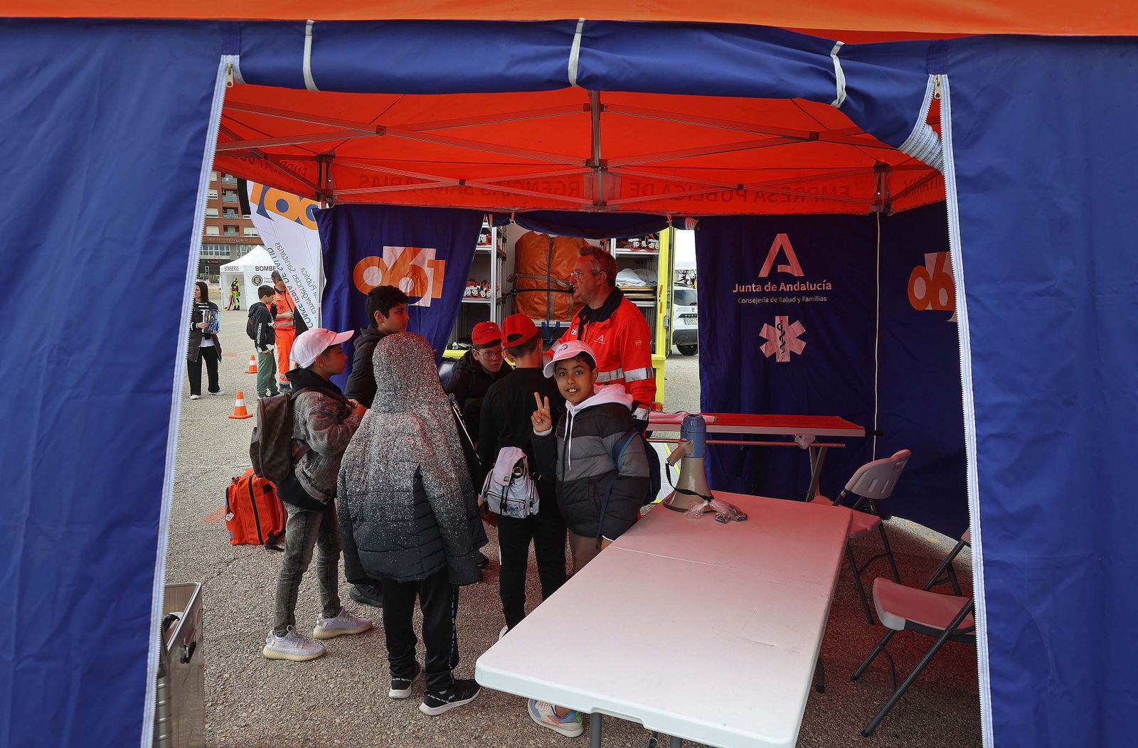 Imágenes del Día Europeo del 112 celebrado en el Puerto de Algeciras