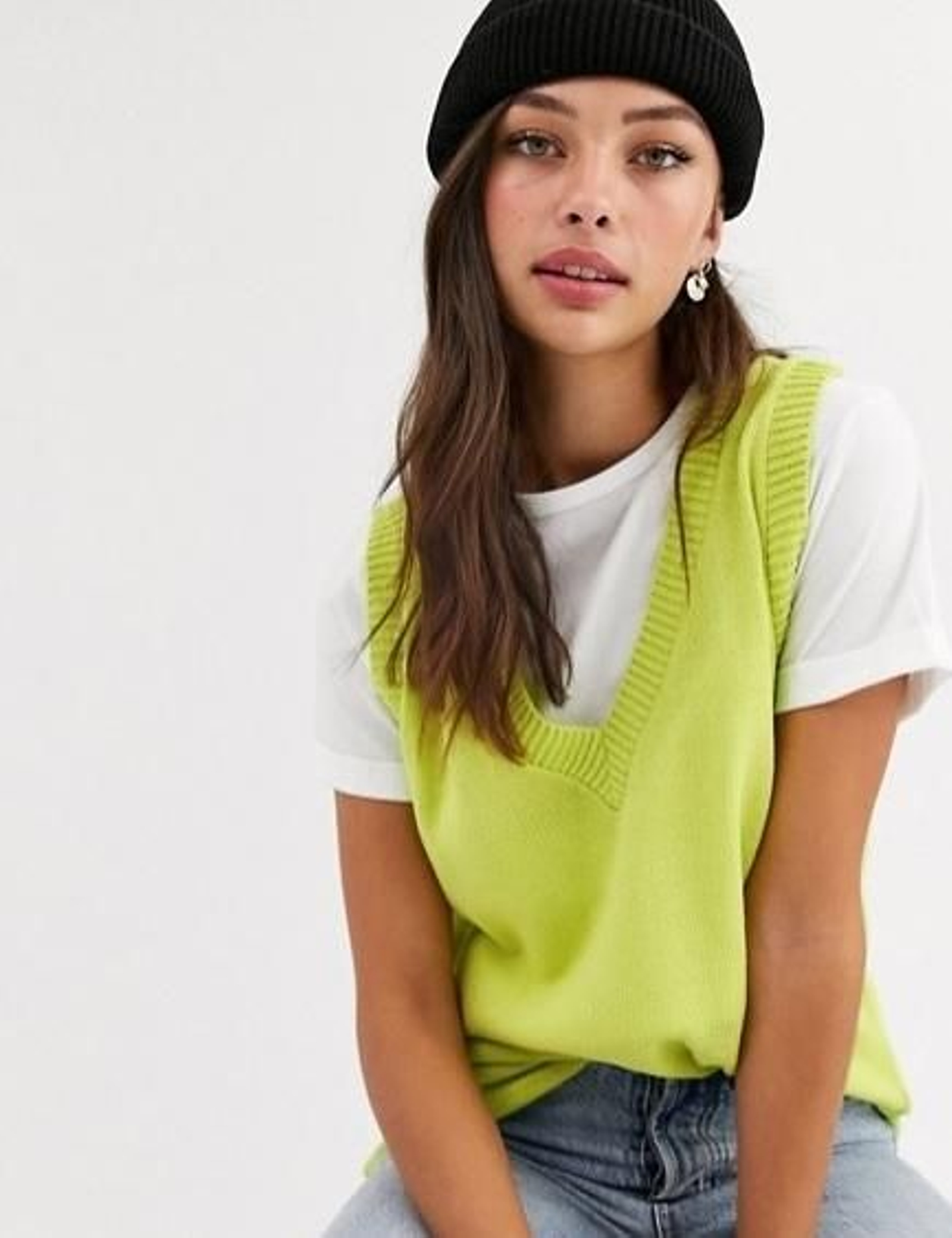 Camiseta sin mangas estilo jersey