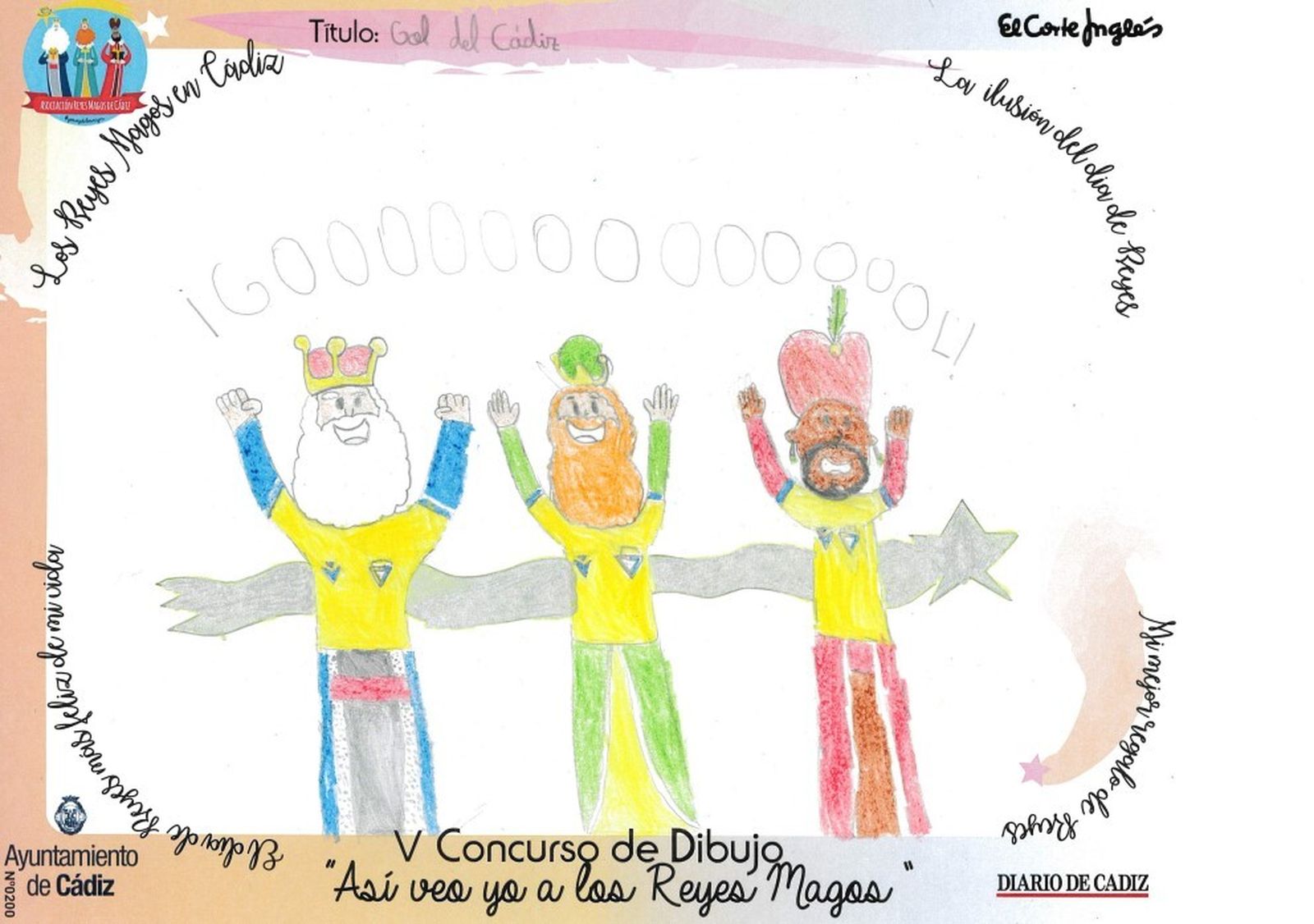Los dibujos del concurso 'Así veo yo a los Reyes Magos'.