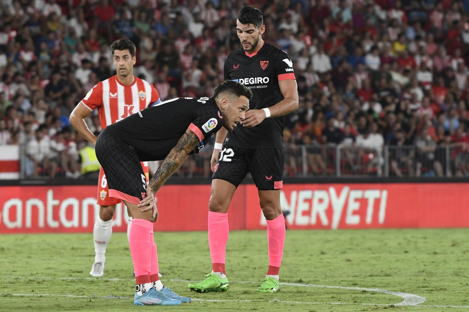 Imagen del Almería-Sevilla, donde el equipo de Lopetegui cayó en agosto por 2-1.