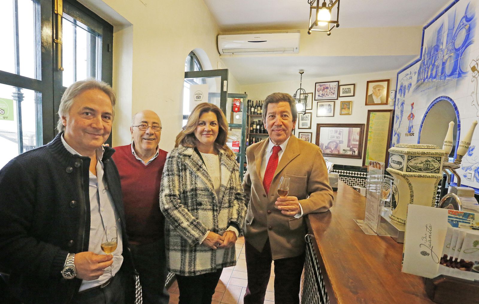 José Antonio Barroso, de visita en Jerez