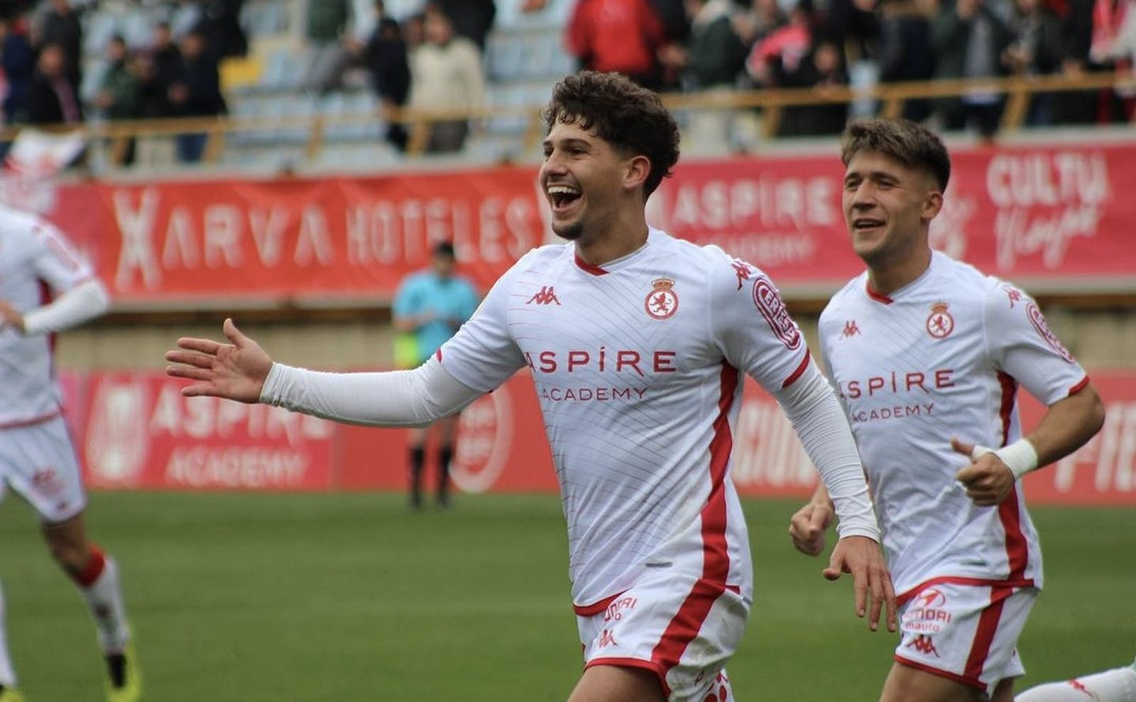 Una imagen de Berto, durante su estancia en la Cultural Leonesa.