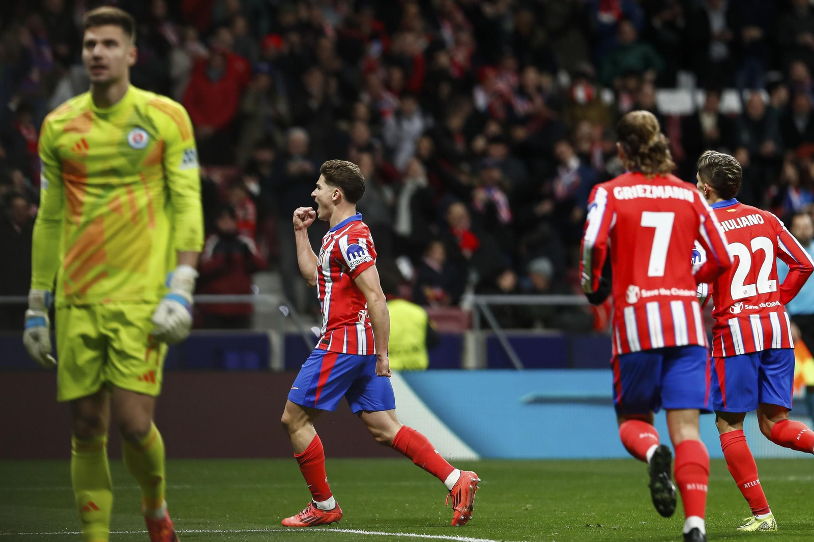 Las fotos del Atlético de Madrid - Slovan de Bratislava