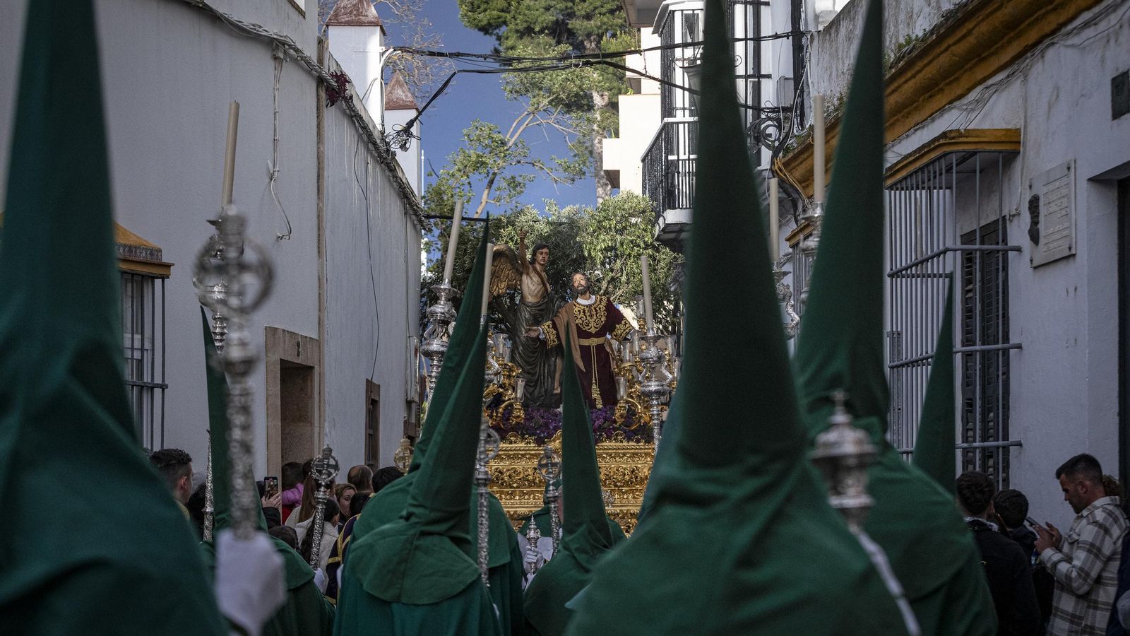 En imágenes, El Huerto de San Fernando fue la única hermandad del Martes Santo