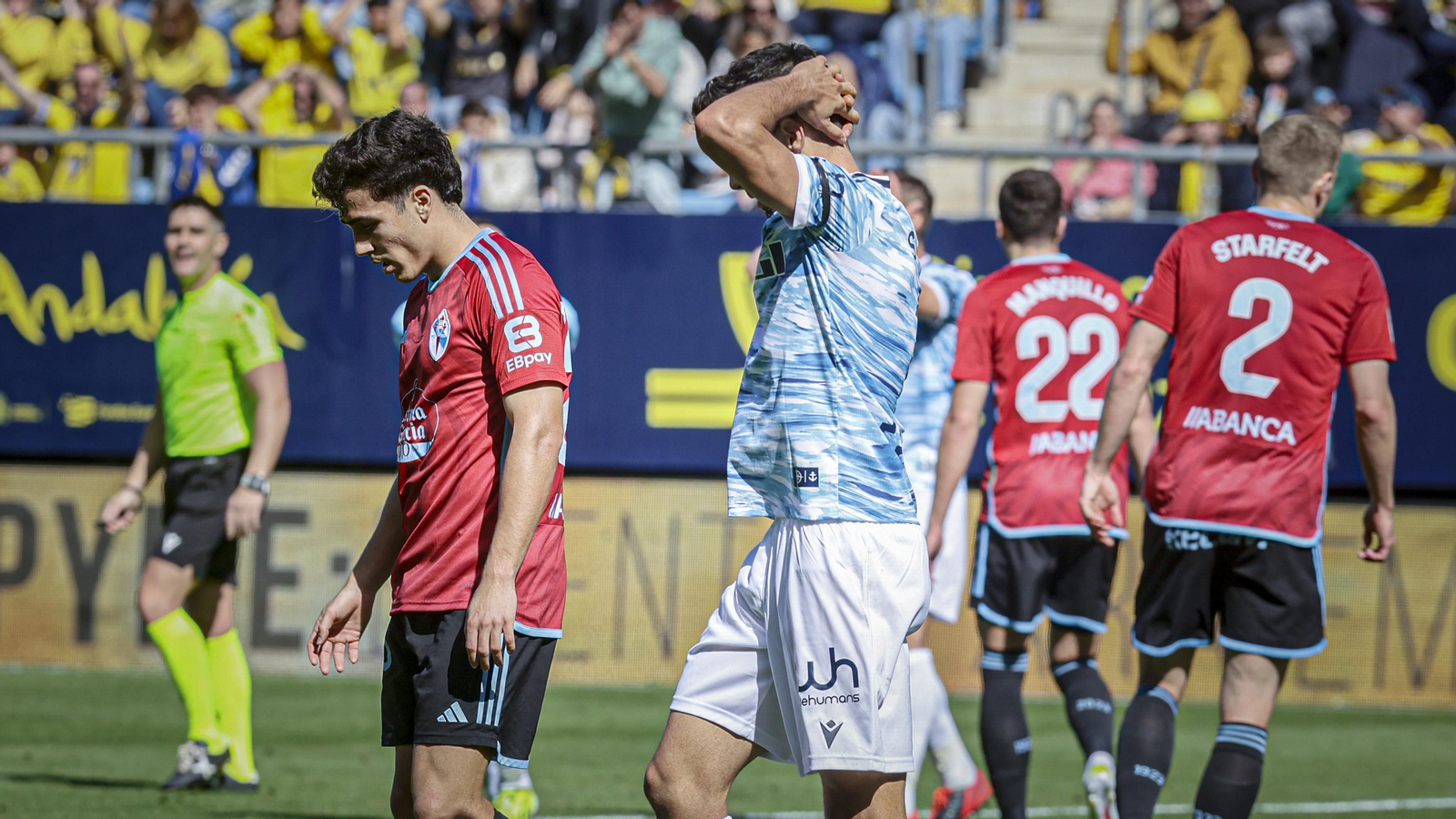 Partido de fútbol Cádiz CF - RC Celta.