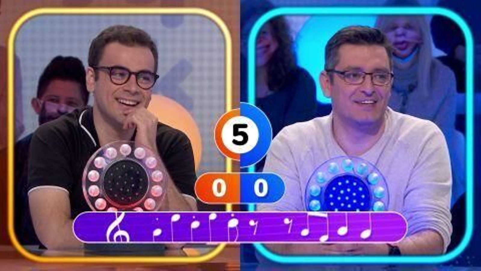 Pablo Díaz y Luis de Lama en 'Pasapalabra'