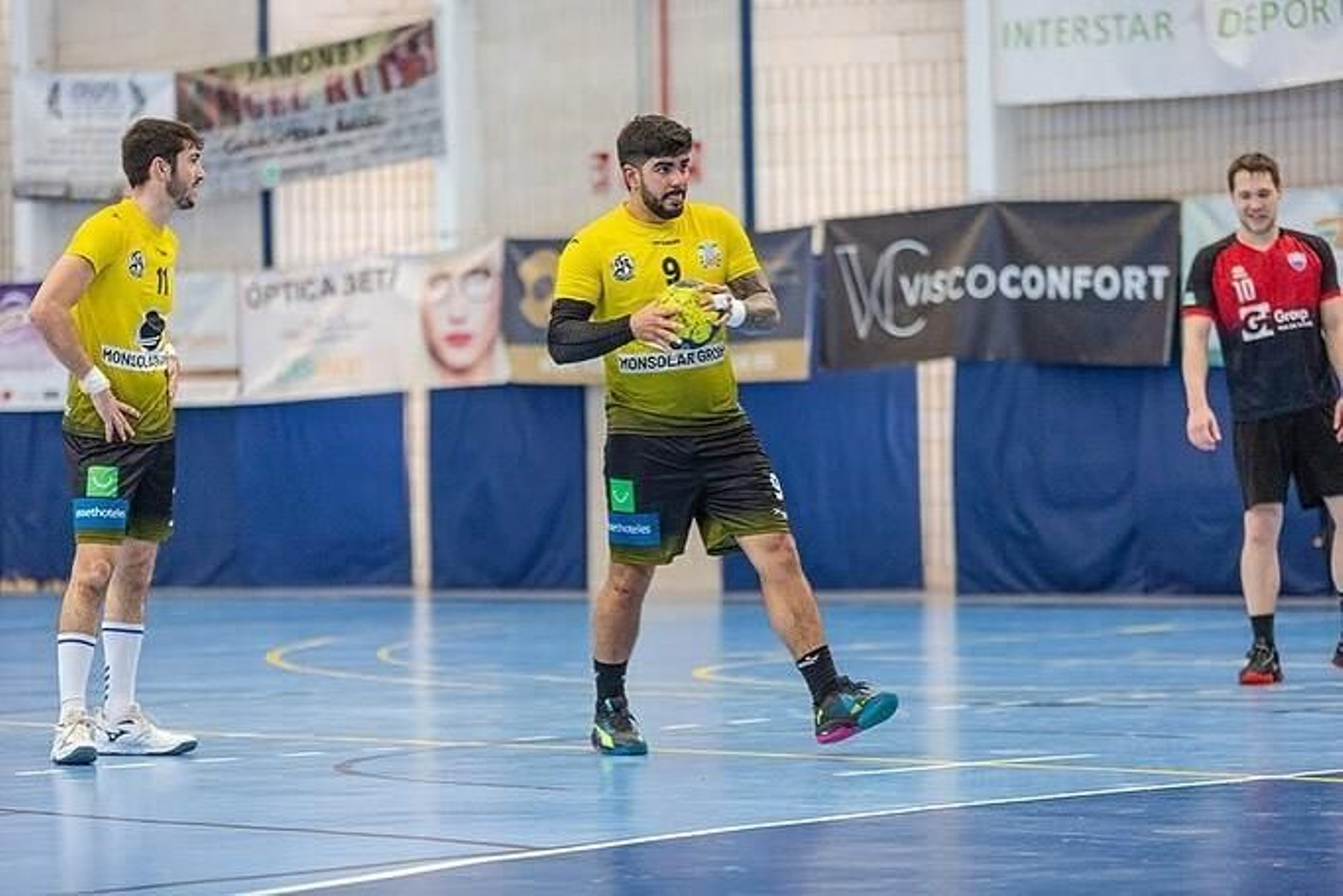 Sebas Restrepo, en un partido de la pasada andadura