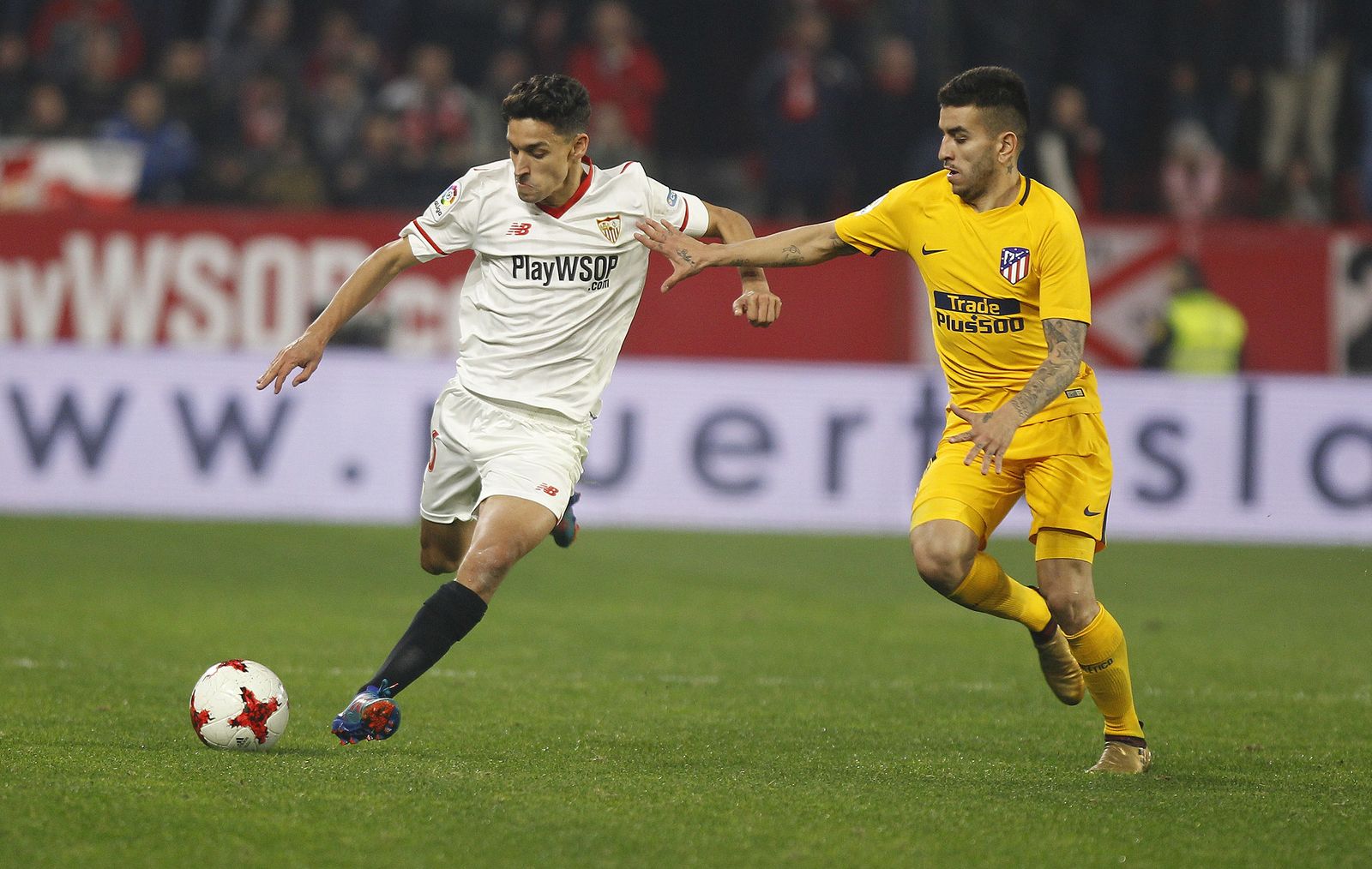 El Sevilla FC-Atlético de Madrid de Copa, en imágenes