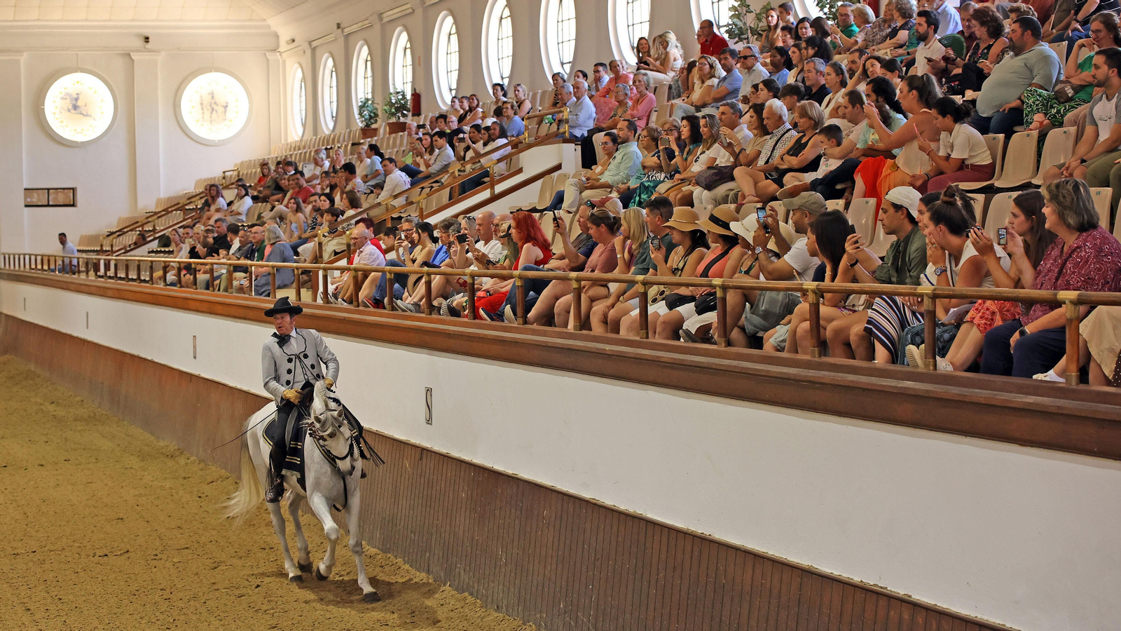 Espectáculo de la Real Escuela Andaluza de Arte Ecuestre dedicada al 40 aniversario de Diario de Jerez