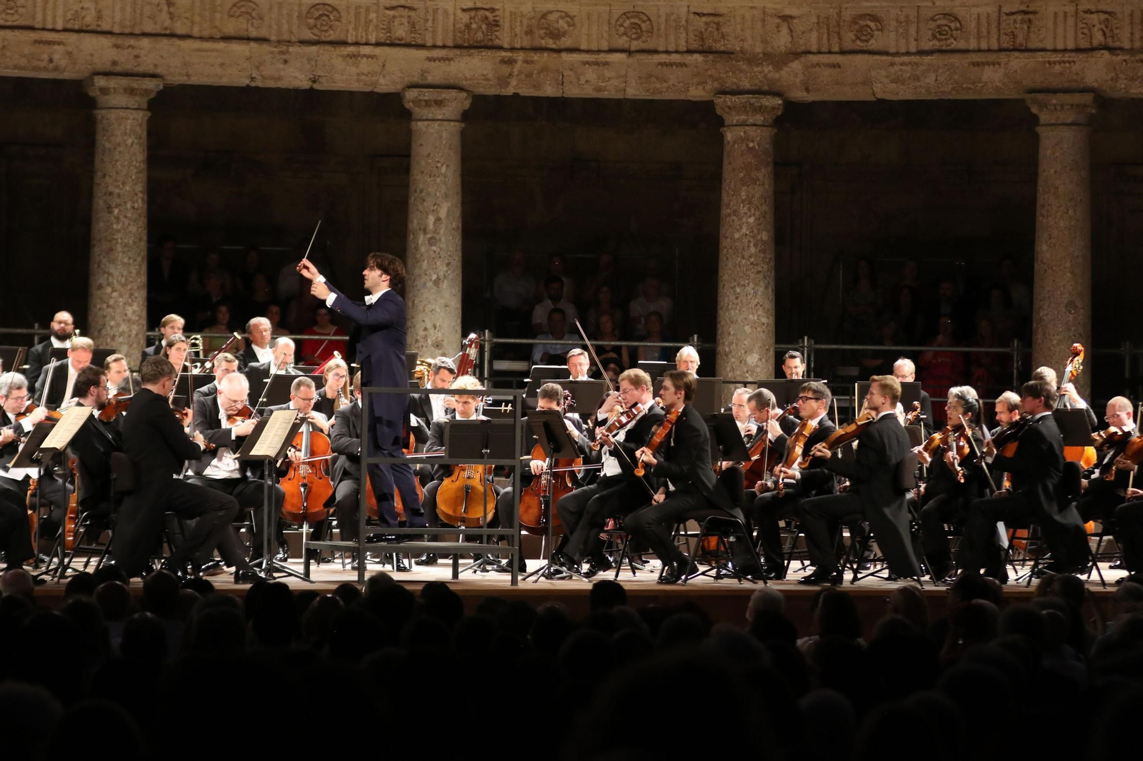 Foto del concierto de la Filarmónica de Viena. Foto del concierto de la Filarmónica de Viena.
