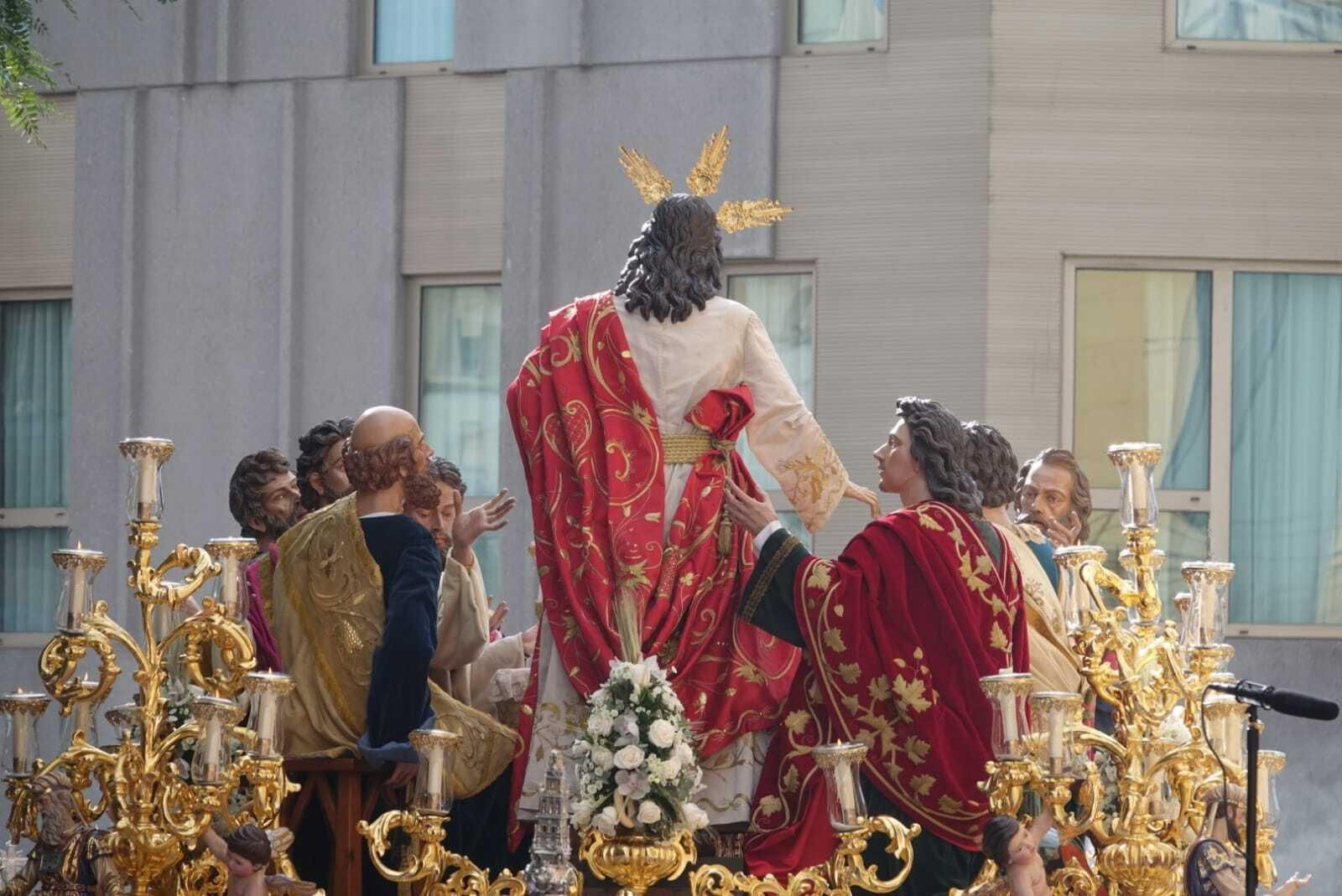 Las fotos de la Sagrada Cena en la procesión Magna de Málaga