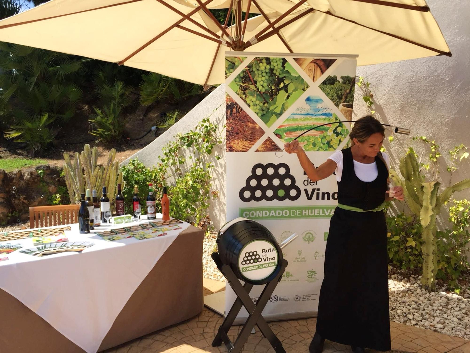 Promoción de la ruta del vino en el Condado de Huelva.